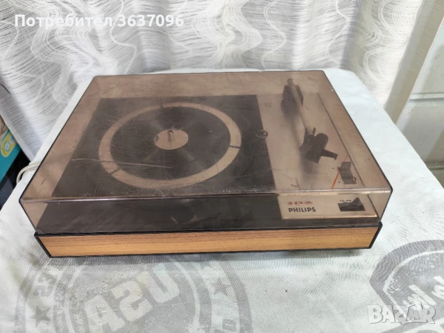 ретро грамофон Philips , снимка 4 - Грамофони - 51000998