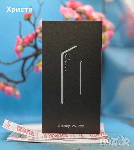 НОВ!!! Samsung Galaxy S25 Ultra, 12GB RAM, 512GB, 5G, Titanium Black