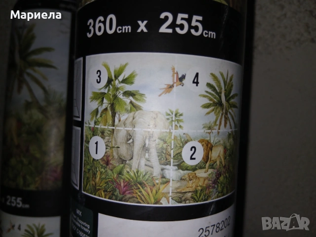Фототапет премиум "Джунгла" 360х255см., снимка 4 - Декорация за дома - 53619224