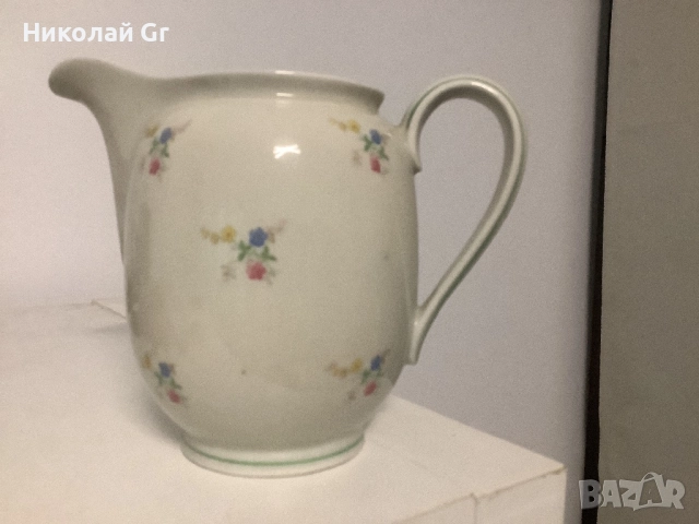 Кана порцелан производство Германия  1918- 1949 години отличен състояние височина 12 см, снимка 2 - Антикварни и старинни предмети - 52247684