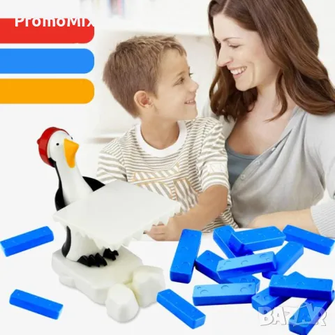 Настолна игра Neo Toys 007-50 Penguin panic Детска игра за баланс, снимка 2 - Игри и пъзели - 50374900