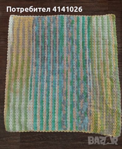 Ръчно плетени бебешки одеяла / пелени / различни модели, снимка 9 - Спално бельо и завивки - 46464948