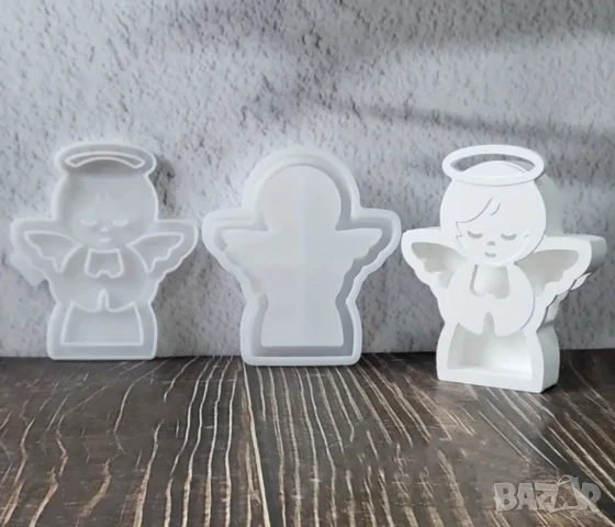 Молд ангел за свещници две части , снимка 6 - Форми - 51290780