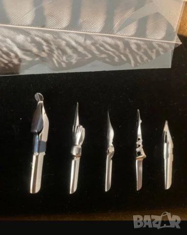 Ретро КАЛИГРАФСКИ комплект* Писалка с перо и мастило* Оригинална опаковка, снимка 3 - Антикварни и старинни предмети - 50493898