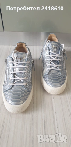 Giuseppe Zanotti Leather Sneakers Size 38 - 24.5см ОРИГИНАЛ! ЕСТЕСТВЕНА Кожа!, снимка 5 - Кецове - 53384592