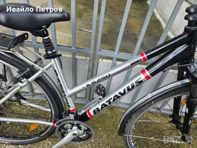 Алуминиев велосипед 28 цола BATAVUS-шест месеца гаранция, снимка 8 - Велосипеди - 53693149