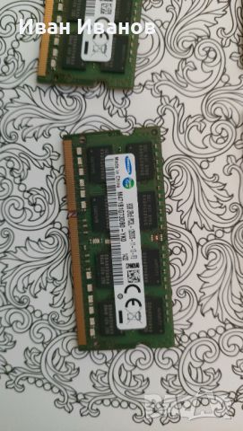 Рам памет за лаптоп samsung ddr3l 1600mHz 32GB 4x8gb, снимка 4 - Части за лаптопи - 46006416