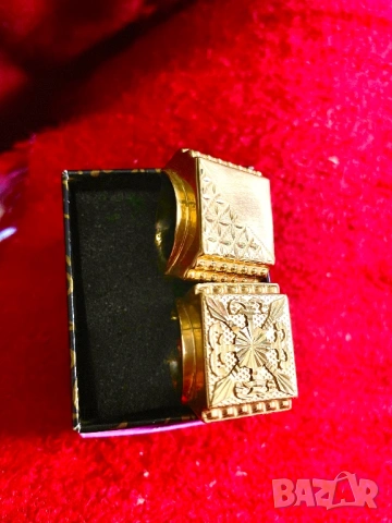 Златен пръстен ВЕРСАЧЕ и БУЛГАРИ Златен пръстен VERSACE BULGARI, снимка 5 - Пръстени - 53519430