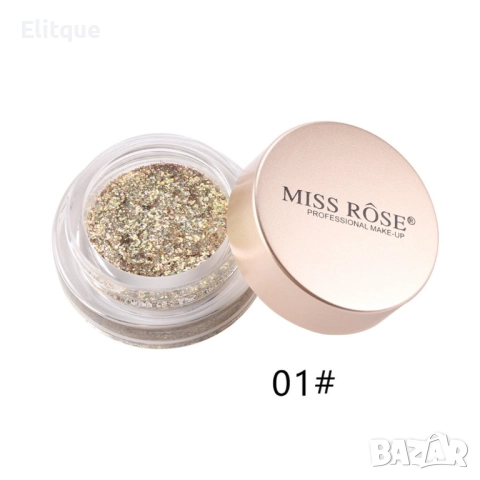 Цветен блясък за лице и коса MISS ROSE, снимка 16 - Други - 52831108