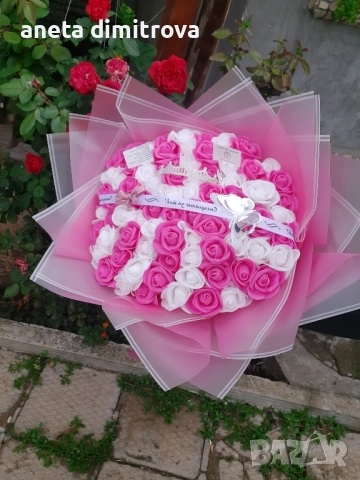 Букети , снимка 5 - Изкуствени цветя - 51772602