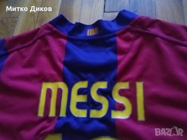 Барселона футболна тениска Найк №19 Меси ?007 г размер ХЛ, снимка 8 - Футбол - 51771087