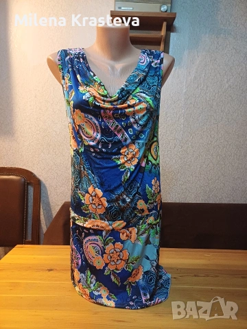 Рокля цветна, лятна Л