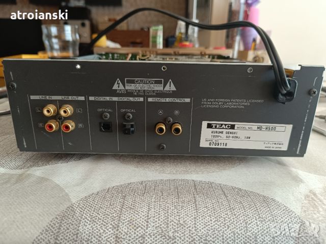 TEAC MD-H500 minidisc, снимка 4 - Аудиосистеми - 46515660