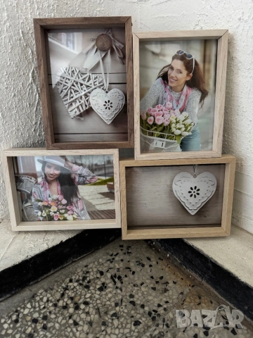 Рамка/Колаж за 4 Снимки ZEP Montreaux 4Q TYY757 4×13×18 см, снимка 3 - Декорация за дома - 53924742