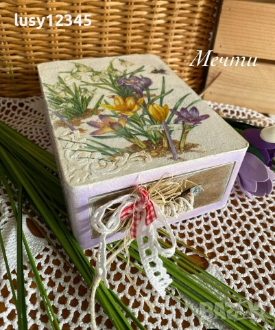Кутия- Ранна пролет!, снимка 2 - Декорация за дома - 53023988