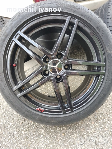17" оригинални джанти за Мерцедес и ВАГ групата "AEZ" с гуми "GOODYEAR" 225/45, снимка 15 - Гуми и джанти - 52160096