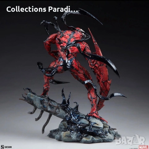 Sideshow Marvel Carnage Статуя фигура , снимка 2 - Колекции - 54130274