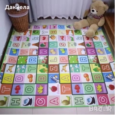 Комплект „Играй и Твори“ – Двулицево топлоизолиращо детско килимче + магическа водна подложка Aqua, снимка 9 - Образователни игри - 52650511