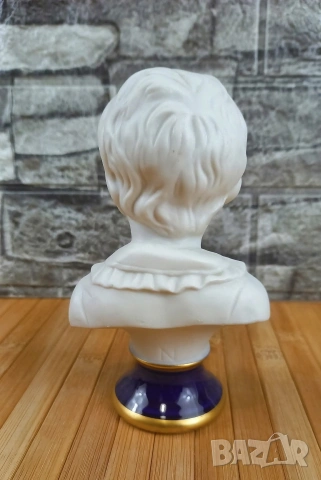 Два бюста на Йохан Себастиан Бах и на момче, снимка 3 - Статуетки - 50526858
