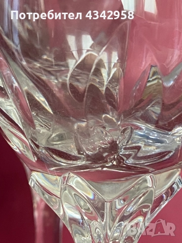 7* Villeroy & Boch “ Tulipe” . Crystal. 1970 г., снимка 9 - Антикварни и старинни предмети - 49275258