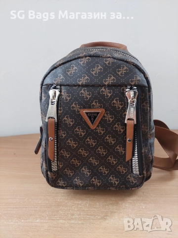 Дамска раница Guess дамска чанта тип раница раничка код 129, снимка 5 - Раници - 47415521