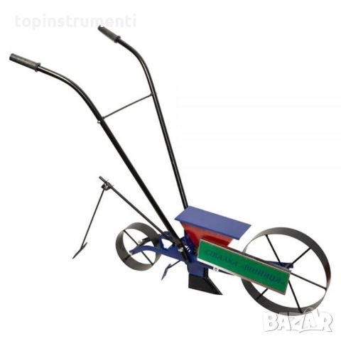Сеялка ръчна, тип велосипед, Elefant 3510, 18 мм, 2.5 л, снимка 1 - Градинска техника - 45825843