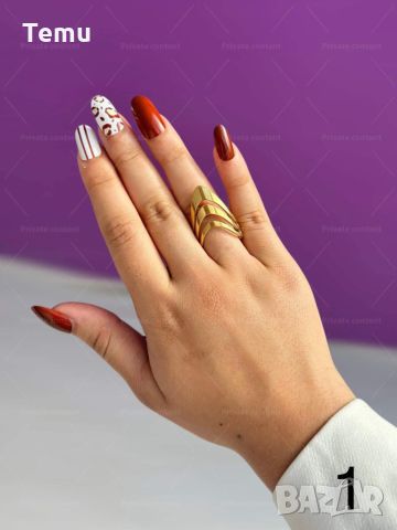 Красив дамски пръстен от неръждаема стомана с изящни извивки, снимка 1 - Пръстени - 46375716