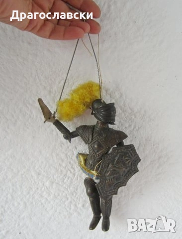 Пинокио на пружина, голяма 50см, Парцалена кукла, национална, казак мускетар, рицар, снимка 15 - Декорация за дома - 28881400