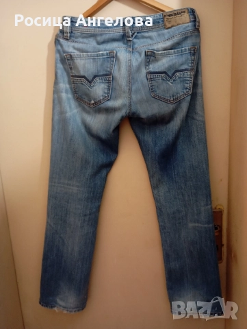 Винтидж автентични оригинални дънки Diesel Larkee размер W31 L30, снимка 9 - Дънки - 51720180