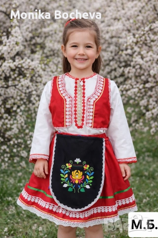 Бродирани народни носии по поръчка за Лазарица 