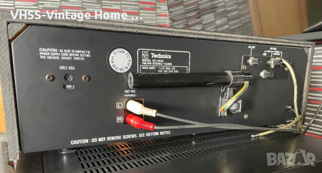 Винтидж стерео тунер Technics ST-7600 - КАТО НОВ , снимка 11 - Тонколони - 49453244
