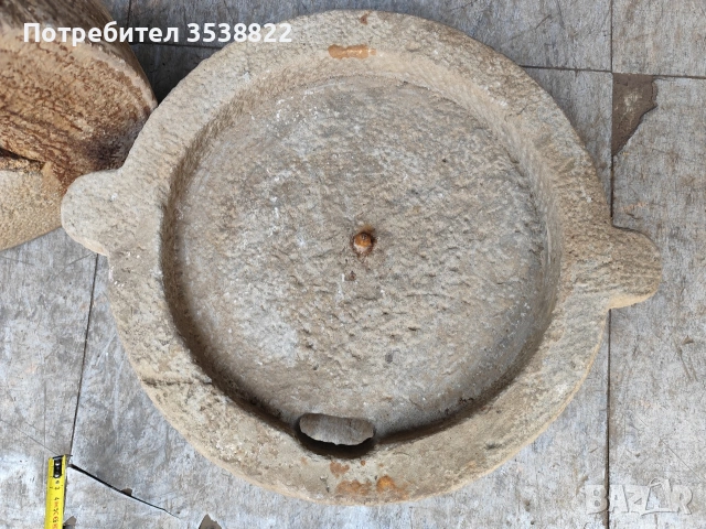 Камък хромел ръчна мелница , снимка 3 - Антикварни и старинни предмети - 54057293