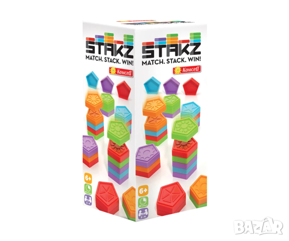 Стратегическа игра Stakz, снимка 1 - Образователни игри - 44957383