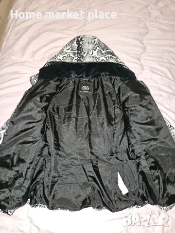 Дамско зимно яке Зара, снимка 4 - Якета - 50603202