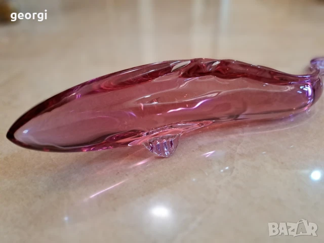 стъклена змиорка Murano , снимка 3 - Декорация за дома - 51088595