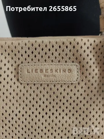 Дамска кожена чанта LIEBESKIND BERLIN , снимка 4 - Чанти - 49814184