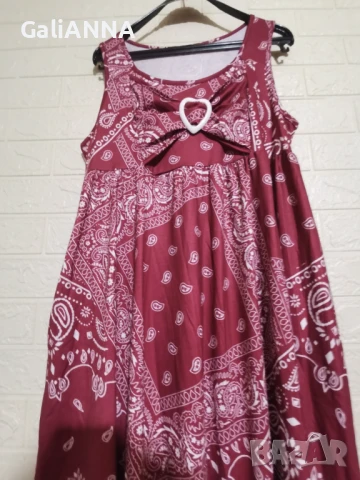 СТРАХОТНА ЛЯТНА РОКЛЯ 2XL, снимка 3 - Рокли - 50803280