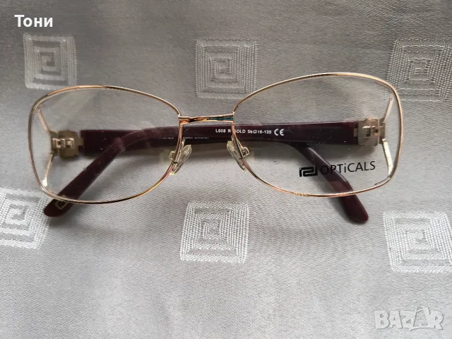 Нова оригинална диоптрична рамка Opticals L608 R Gold, снимка 2 - Слънчеви и диоптрични очила - 47085848