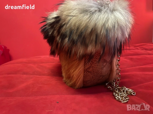 Чанта от 3 вида естествен косъм и кожа, снимка 5 - Чанти - 51937181