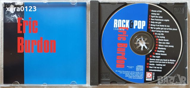 Eric Burdon – Rock & Pop Legends, снимка 3 - CD дискове - 46405412