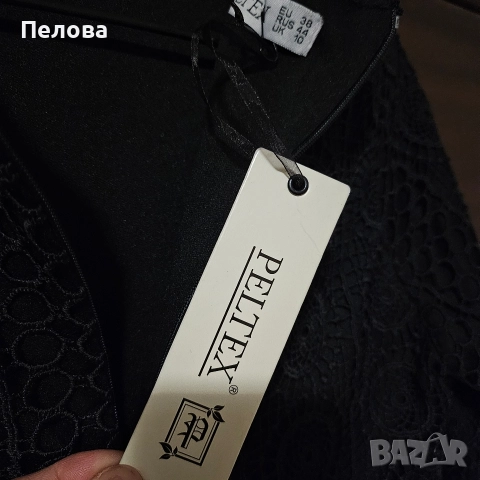 Черна рокля , снимка 4 - Рокли - 52714161