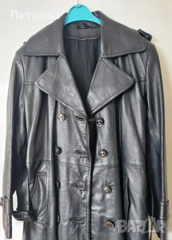 Кожено манто, от телешки бокс, с топла подплата