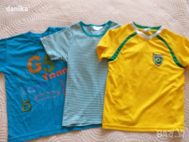 Лот тениска 6 бр H&M   Alive 122/128, снимка 3 - Детски тениски и потници - 49694254