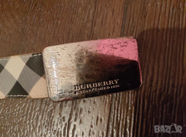  Оригинален колан Burberry , снимка 2 - Колани - 53189193