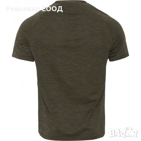 Мъжка тениска Seeland - Active, в цвят Pine green, снимка 2 - Екипировка - 45337694