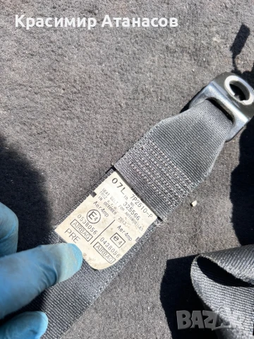 Предпазен колан преден ляв за Тойота Авенсис T27.7P2510-P, снимка 12 - Части - 46383354