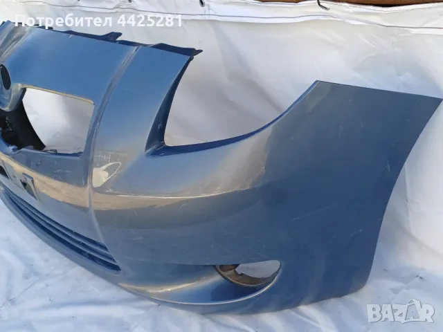 предна броня Toyota Yaris 2006-2009 г. #1021V., снимка 4 - Части - 49760013