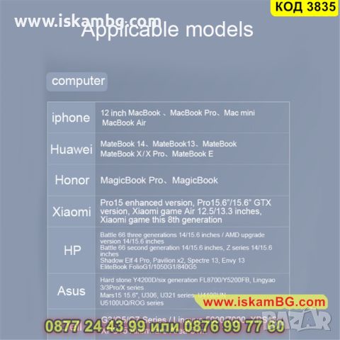 Адаптер от 3в1 USB Type C към HDMI - КОД 3835, снимка 8 - Друга електроника - 45419337