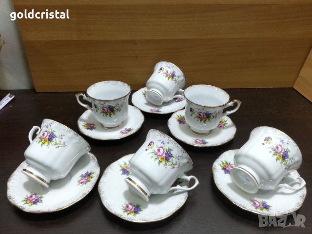 Стар полски порцелан чаши за чай , снимка 1 - Антикварни и старинни предмети - 45906801