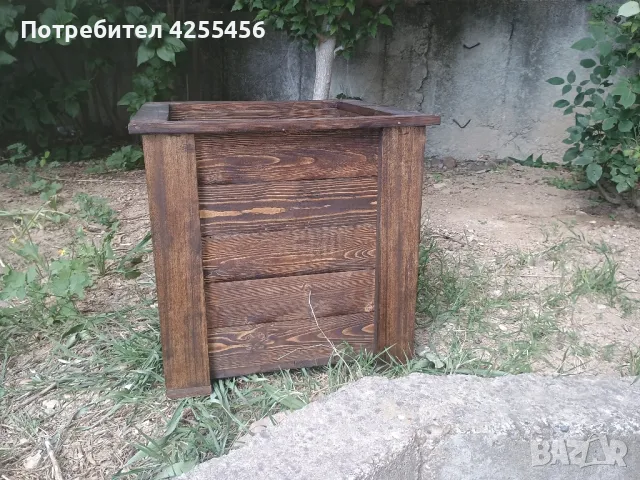 продавам дървени кашпи , снимка 14 - Саксии и кашпи - 50368024